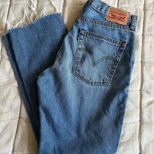 Levi's Classic Straight Jeans - Raw hem